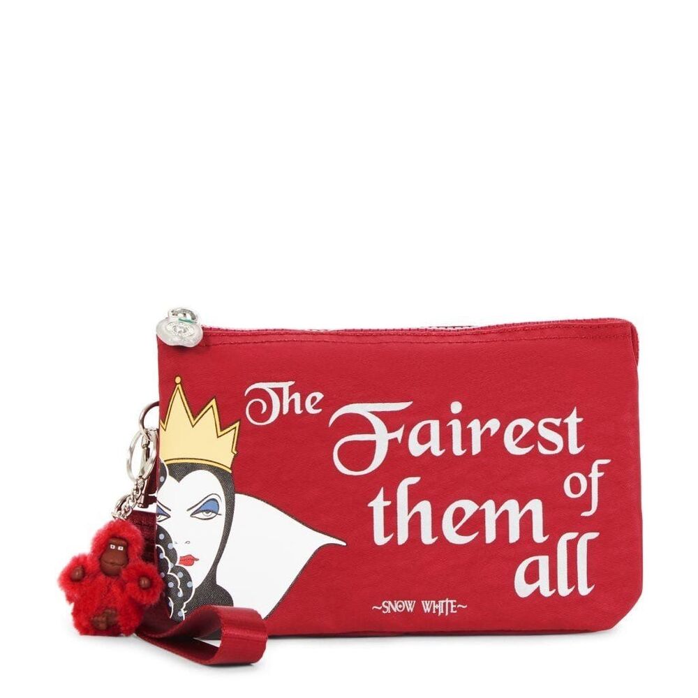 NWT 2017 Kipling X Disney Collab Snow White Collection Evil Queen Wristlet Pouch